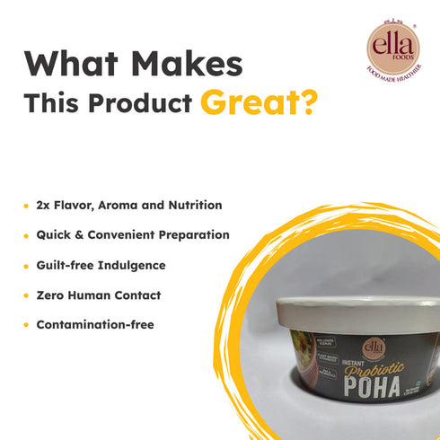 Ella Foods Instant Probiotic Poha